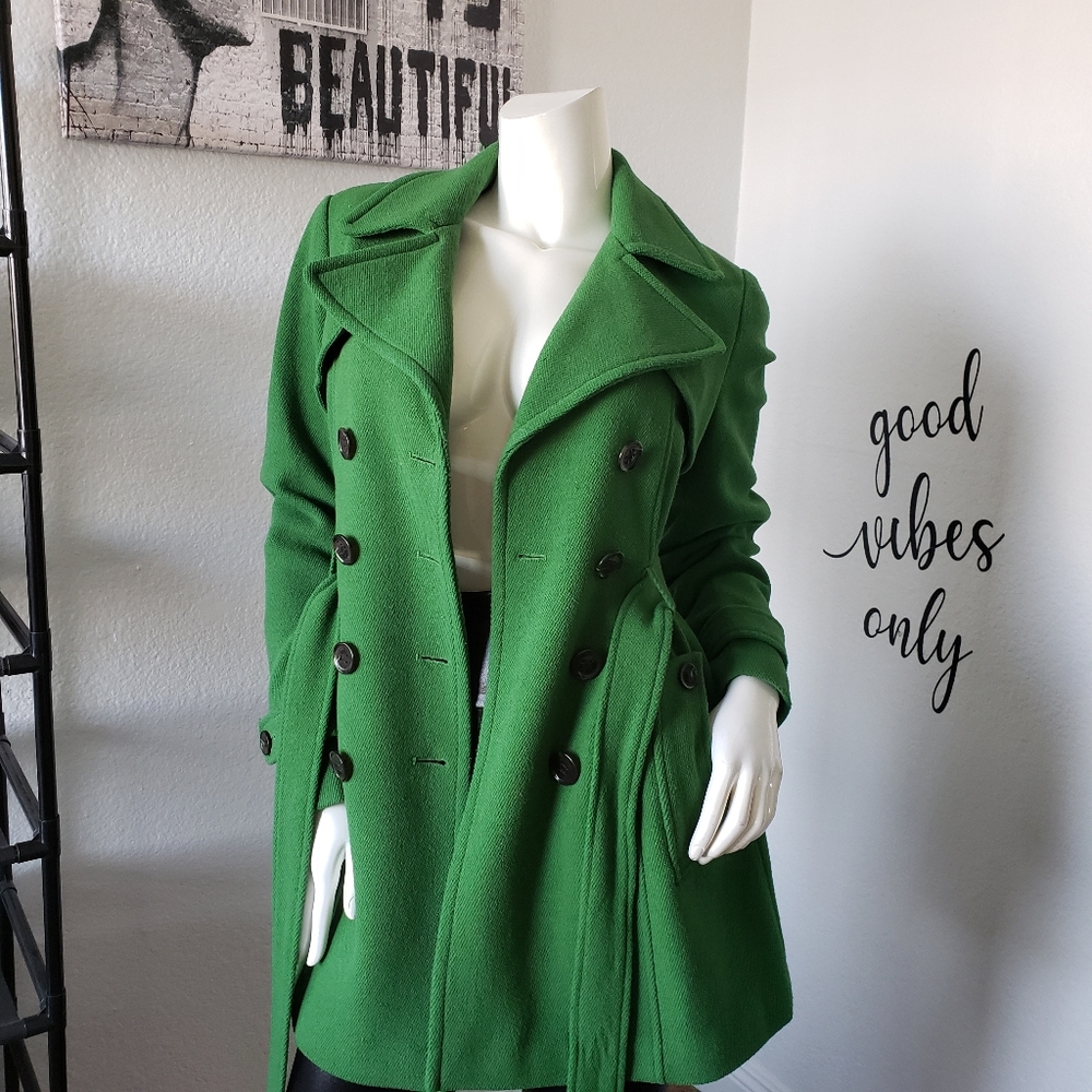 Calvin Klein Green Peacoat